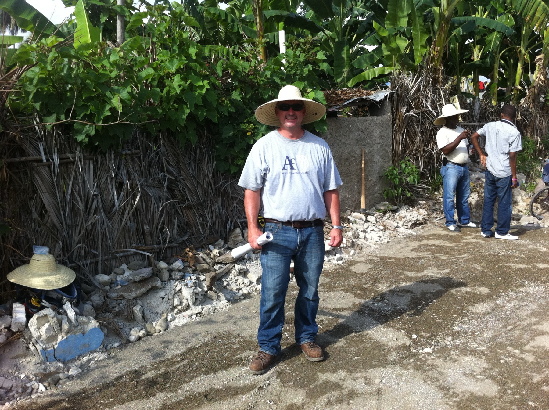 Foundation and footing work on an international project